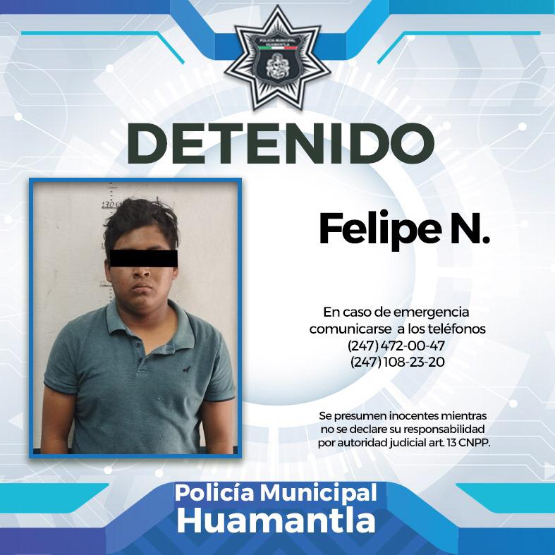 Detiene Policía Municipal de Huamantla a sujetos por agredir a un oficial de vialidad